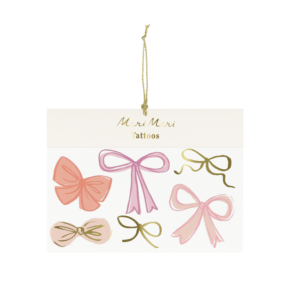 Picture of Bow Temporary Tattoos