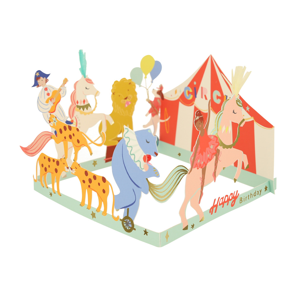 Picture of Circus Concertina Card