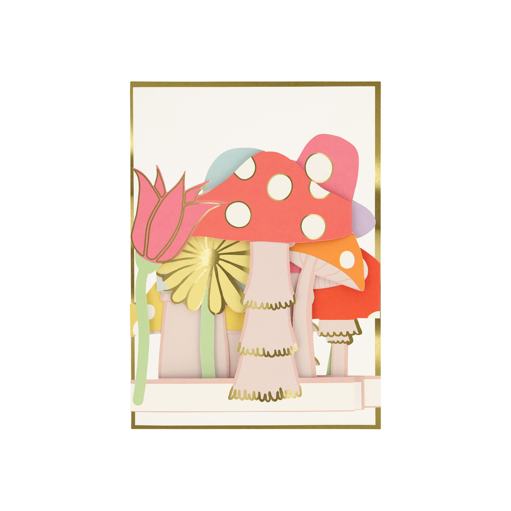 Picture of Mushroom Concertina Card