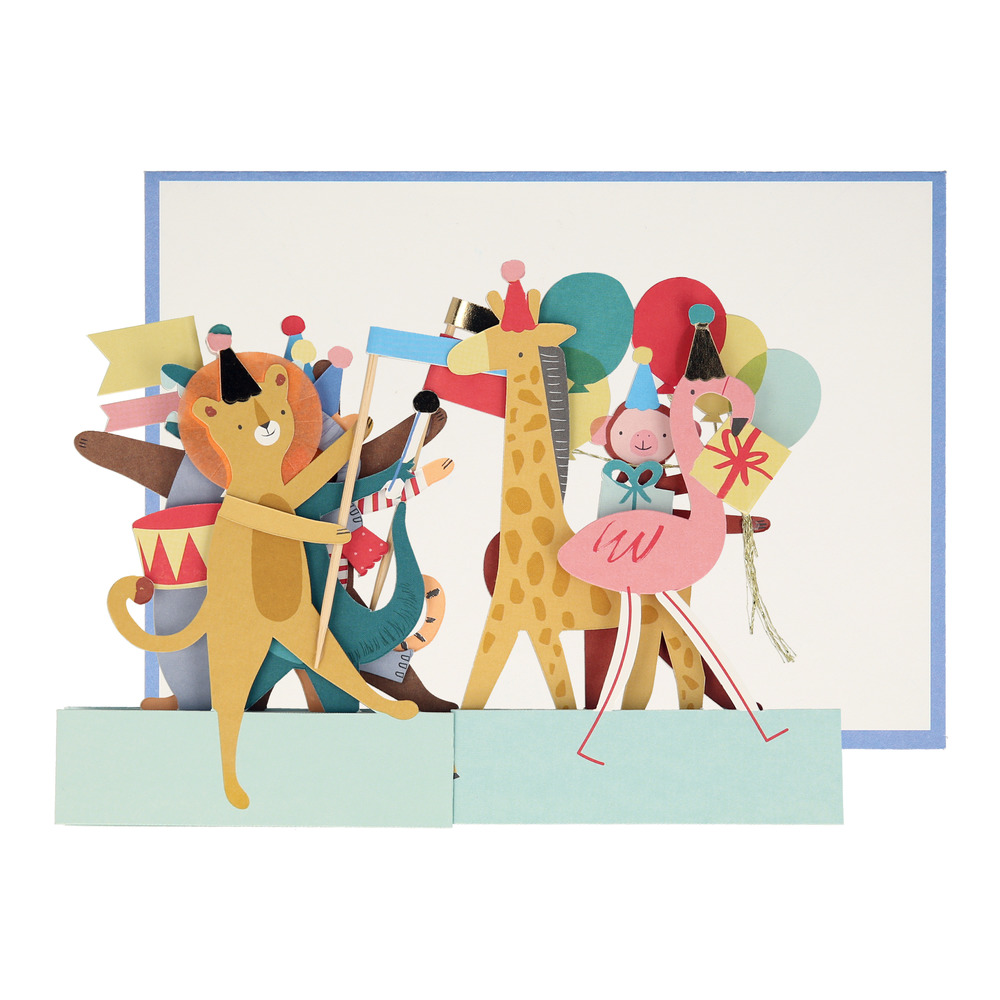 Picture of Animal Parade Concertina Card