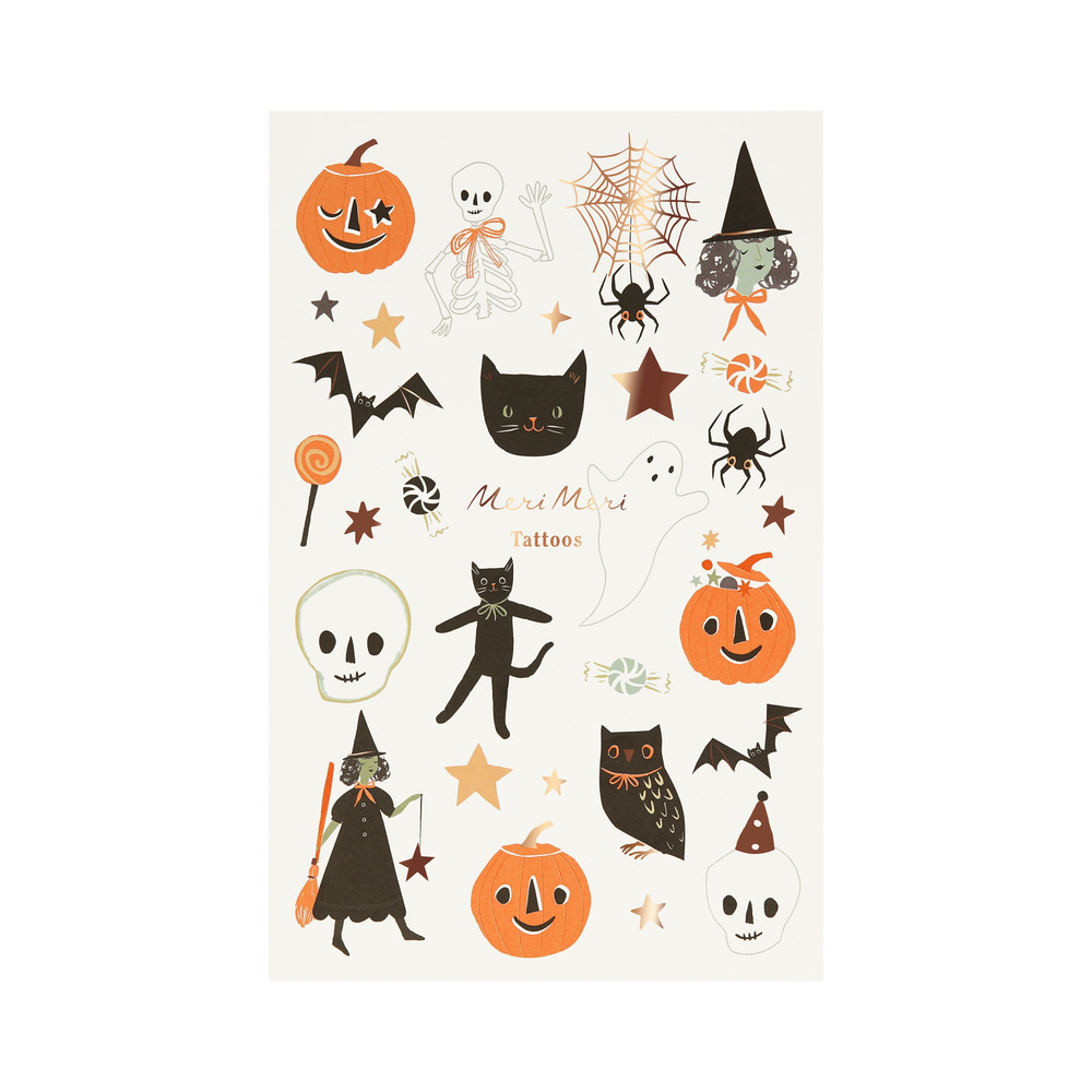 Picture of It's Halloween! Temporary Tattoos (x 2 sheets)