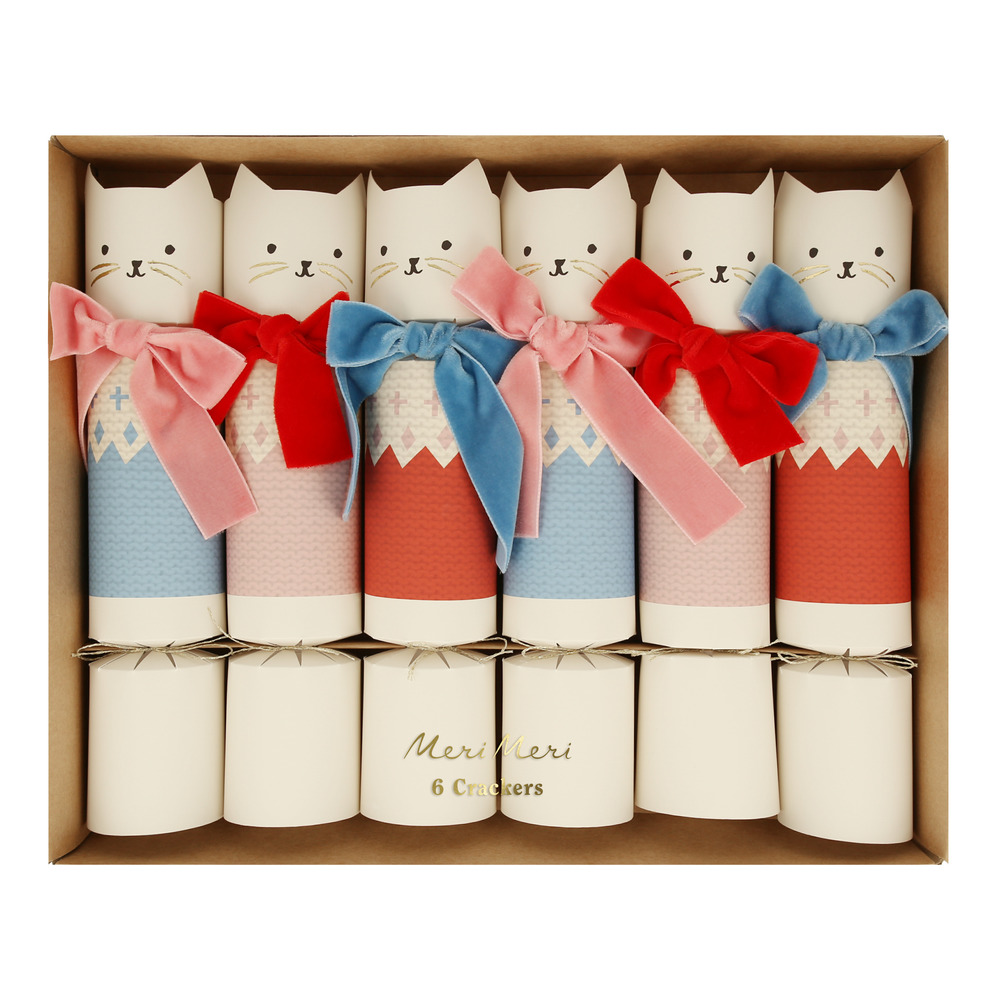 Picture of Velvet Bow Cat Crackers (x 6)