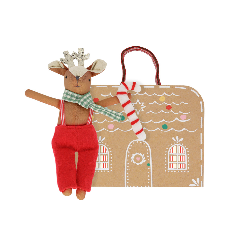 Picture of Reindeer Mini Doll & Suitcase