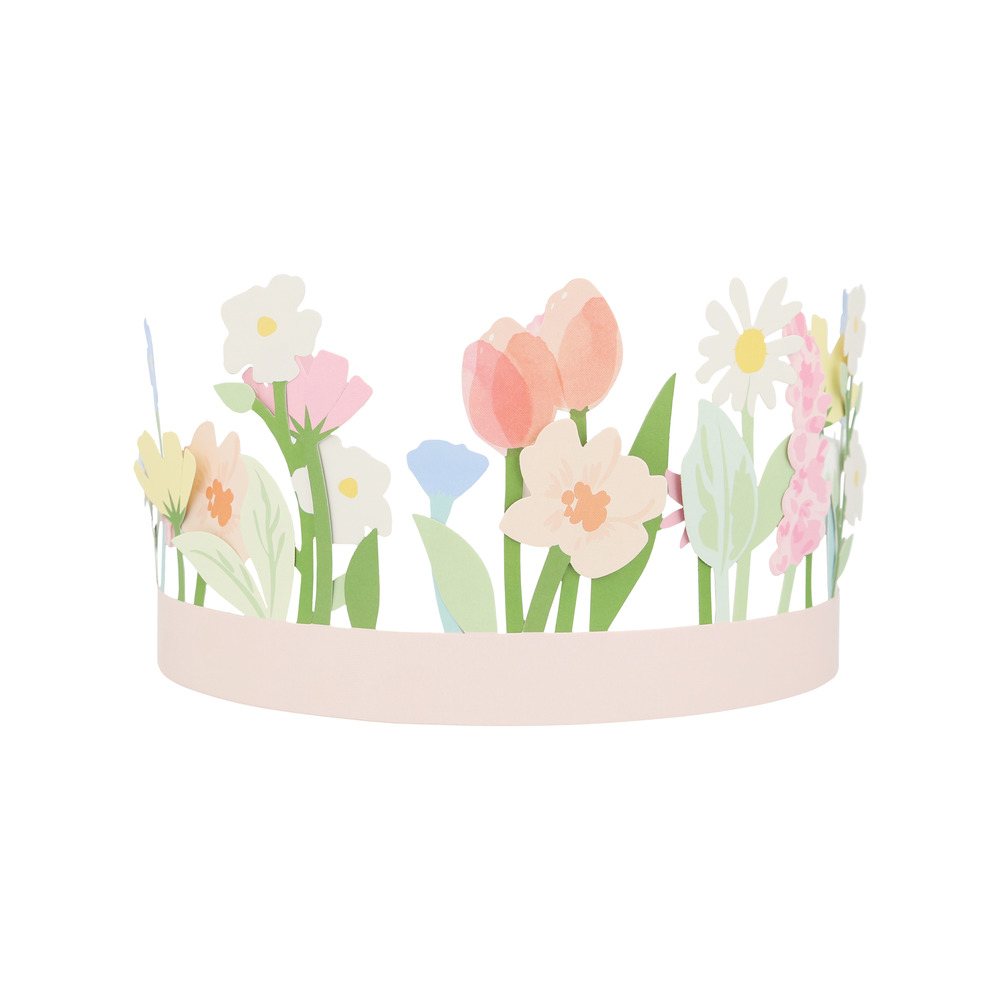 Picture of Flower Cake Wrap & Toppers (x 7)