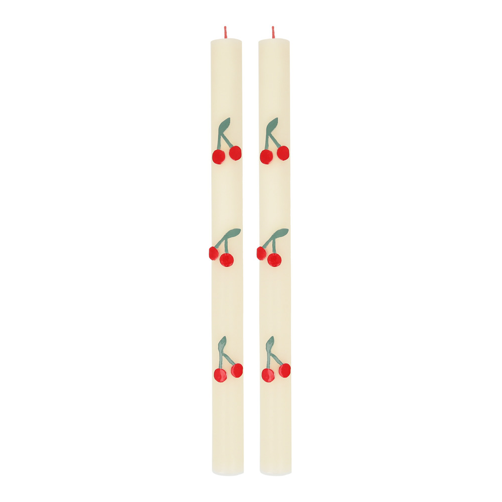 Picture of Cherry Table Candles (x 2)