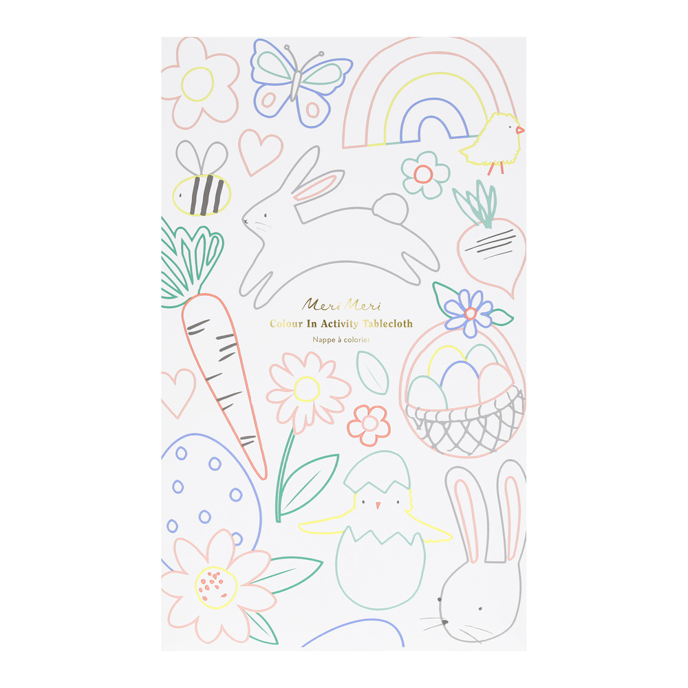 Picture of Easter Color In Activity Tablecloth