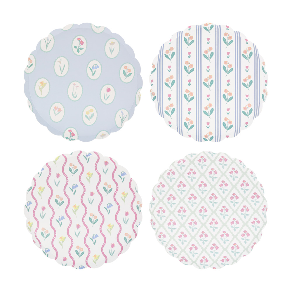 Picture of Bloomsbury Floral Pattern Side Plates (x 8)