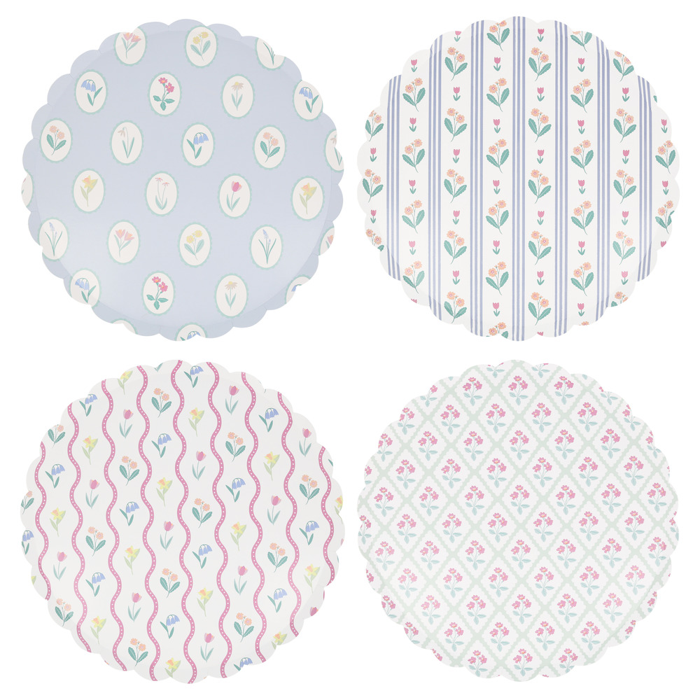 Picture of Bloomsbury Floral Pattern Dinner Plates (x 8)