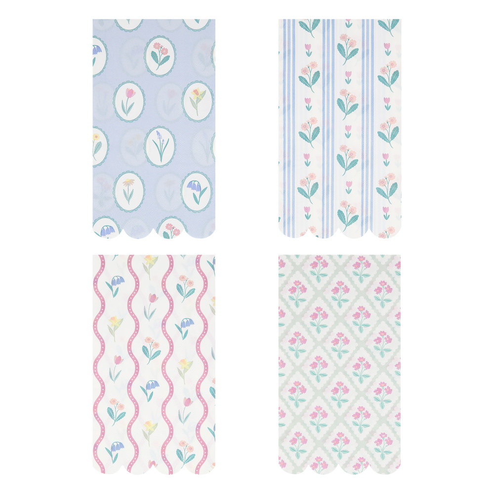 Picture of Bloomsbury Floral Pattern Guest Towels (x 16)