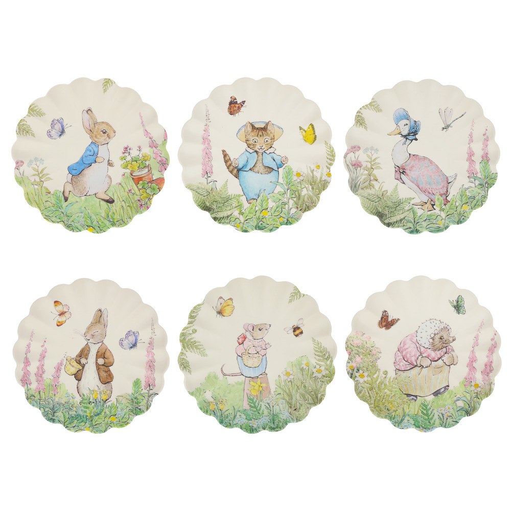 Picture of Peter Rabbit™ Reusable Small Plates (x 6)
