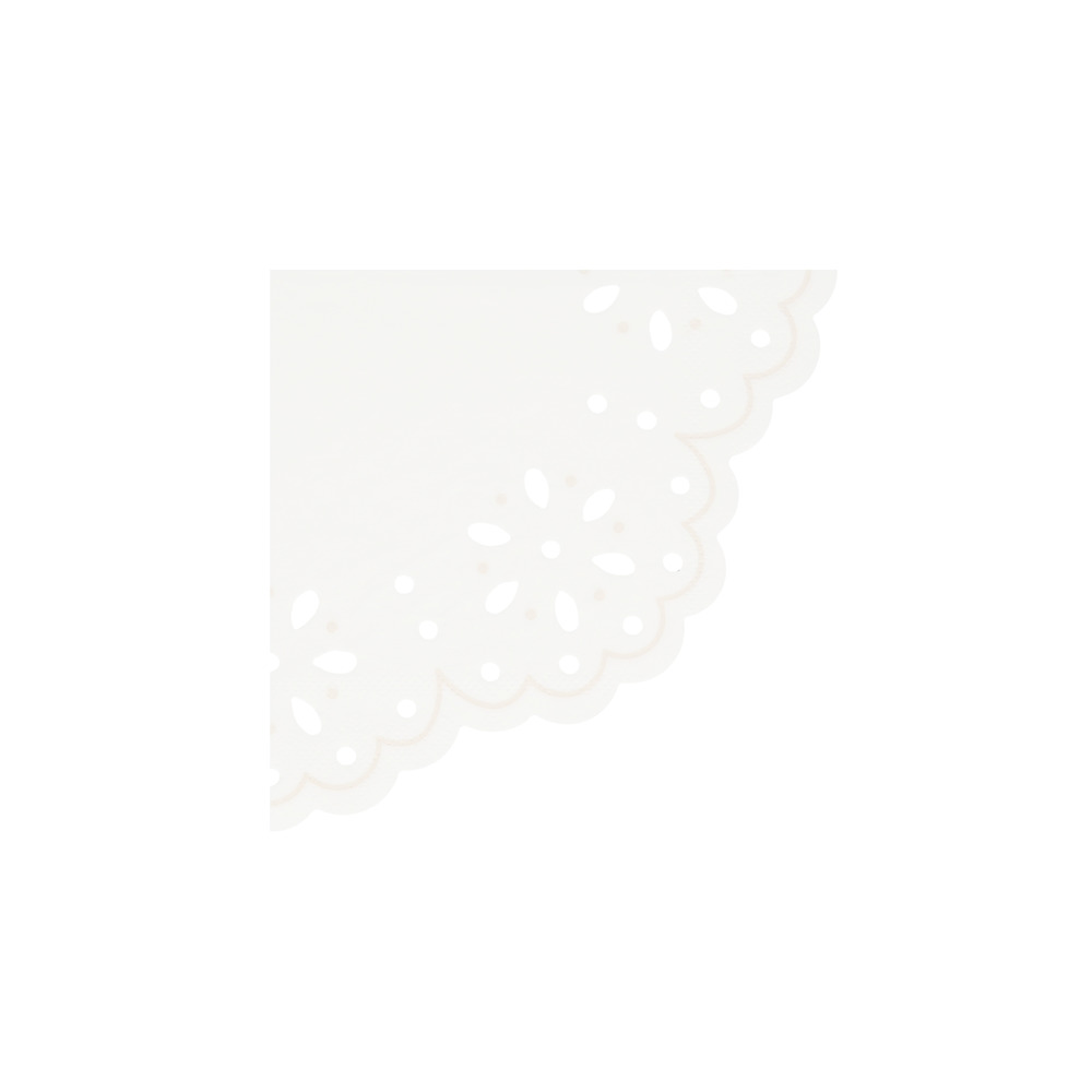 Picture of Broderie Anglaise Lace White Small Napkins (x 16)