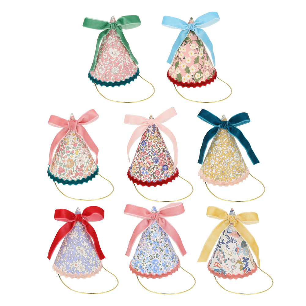 Picture of Meri Meri x Liberty Party Hats (x 8)