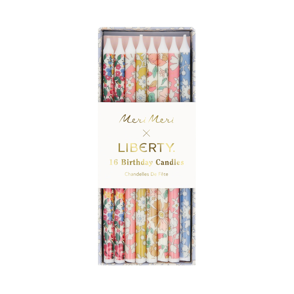 Picture of Meri Meri x Liberty Mixed Print Party Candles (x 1