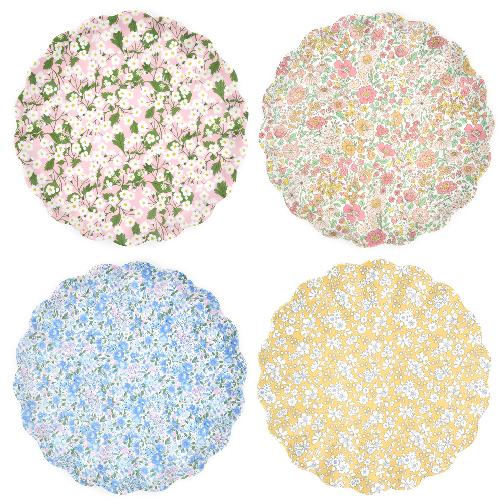 Picture of Meri Meri x Liberty Mixed Set Reusable Large Plate