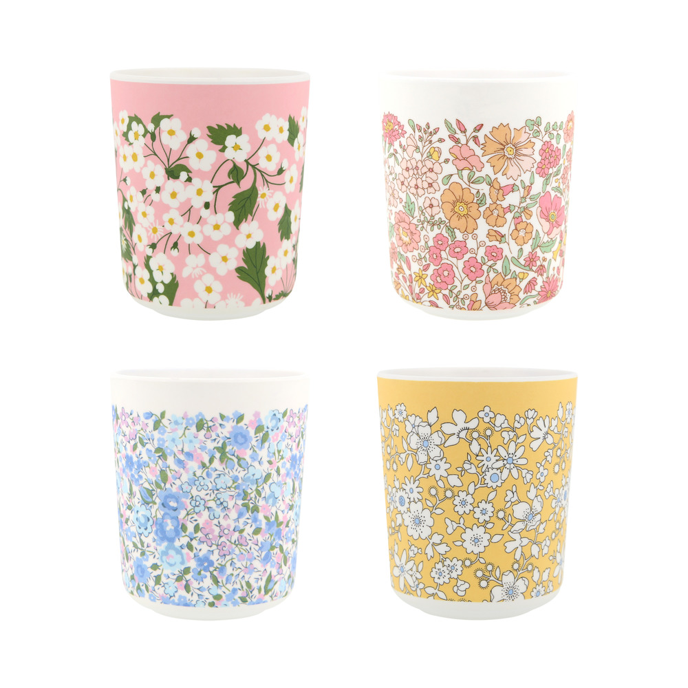 Picture of Meri Meri x Liberty Mixed Set Reusable Cups (x 4)
