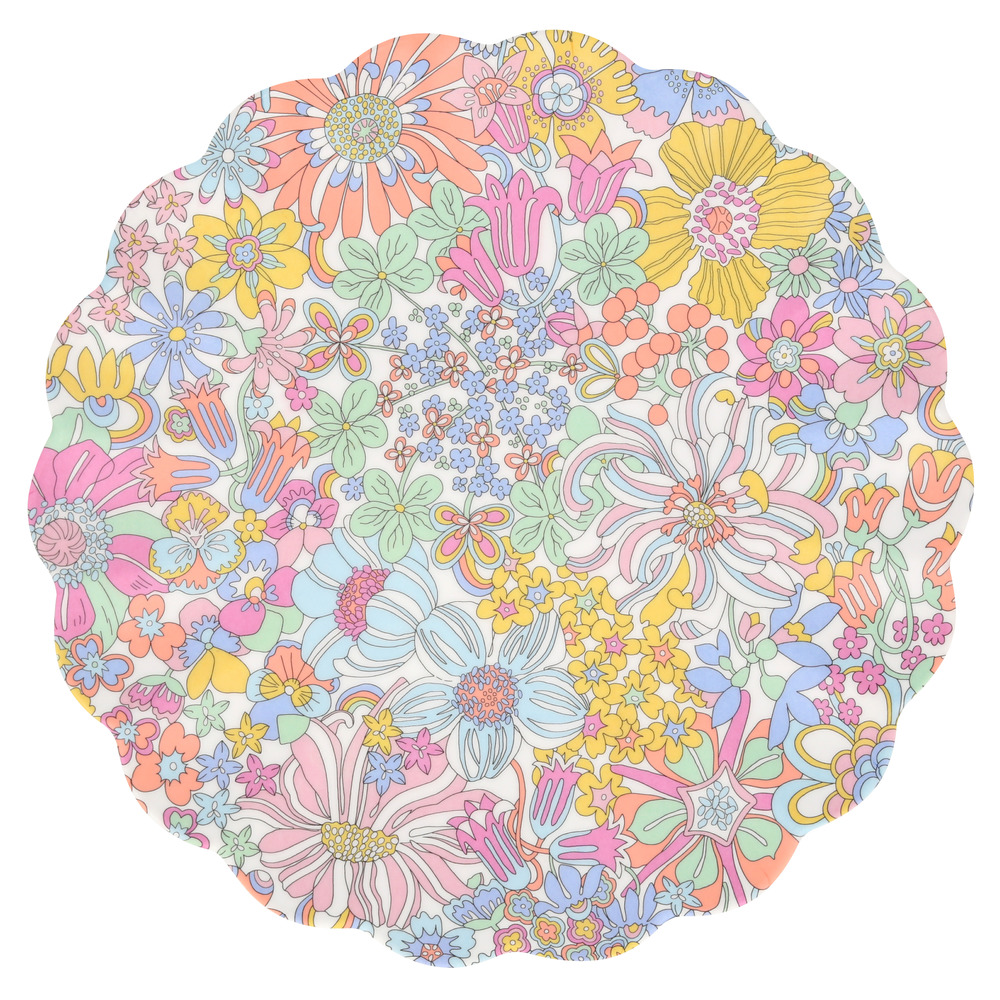 Picture of Meri Meri x Liberty Rainbow Garden Reusable Large 
