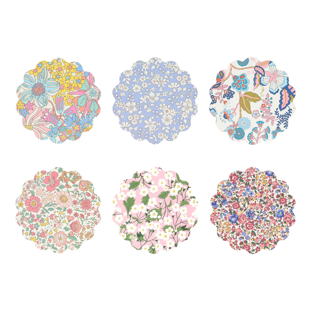 Picture of Meri Meri x Liberty Mixed Set Coasters (x 6)
