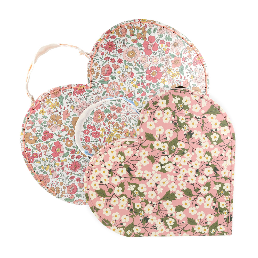 Picture of Meri Meri x Liberty Heart Suitcases (x 2)