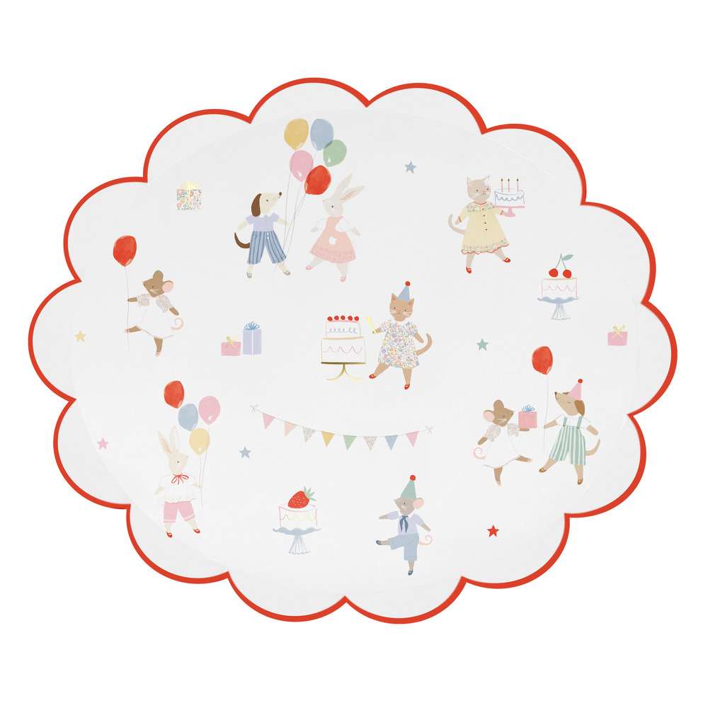 Picture of Animal Friends Dinner Plates (x 8)