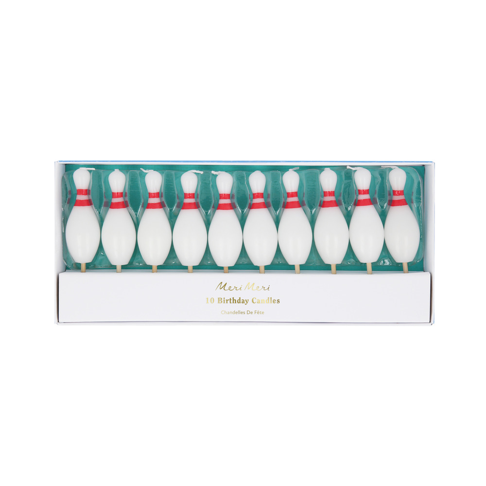 Picture of Bowling Pin Candles (x 10)