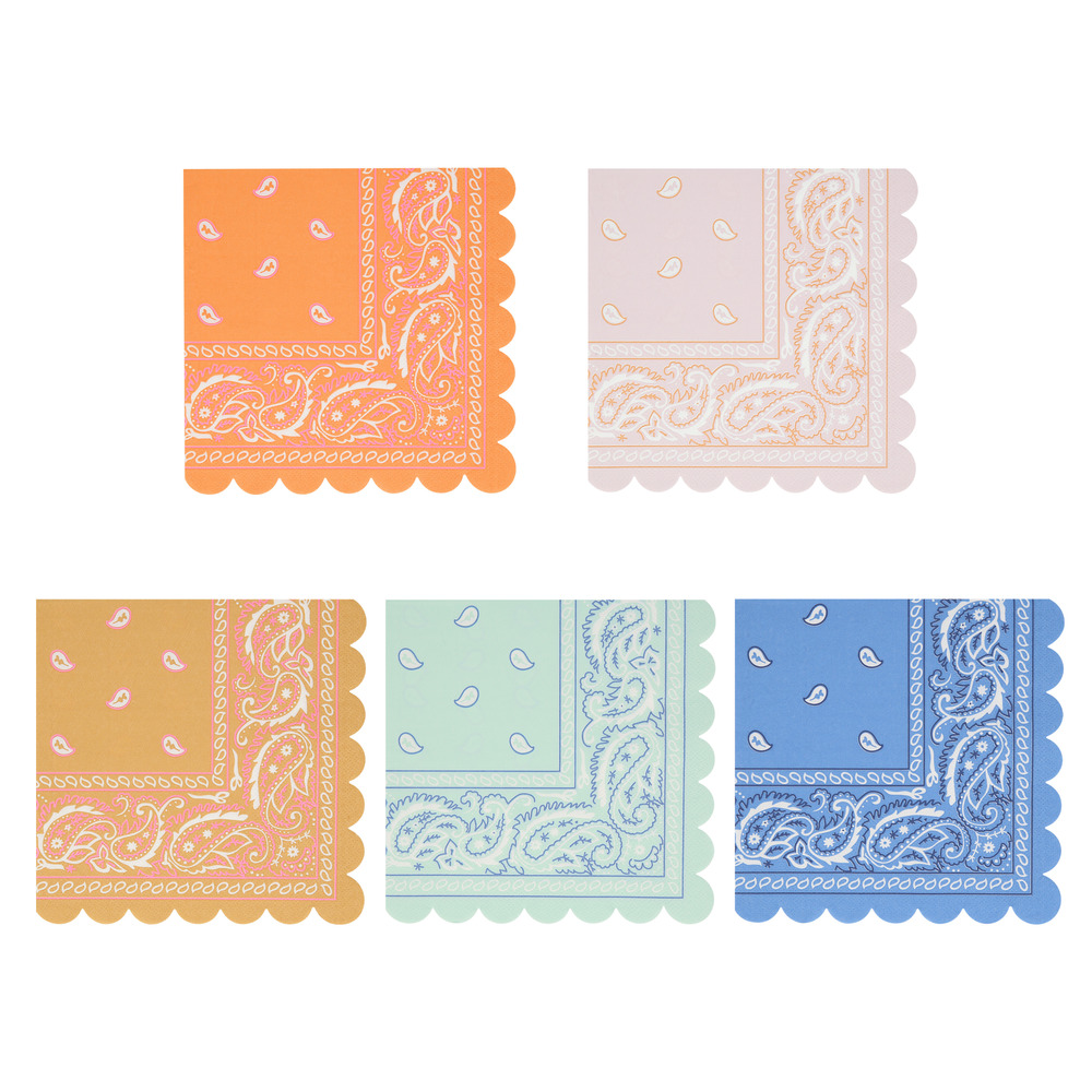 Picture of Western Bandana Large Napkins (x 16)