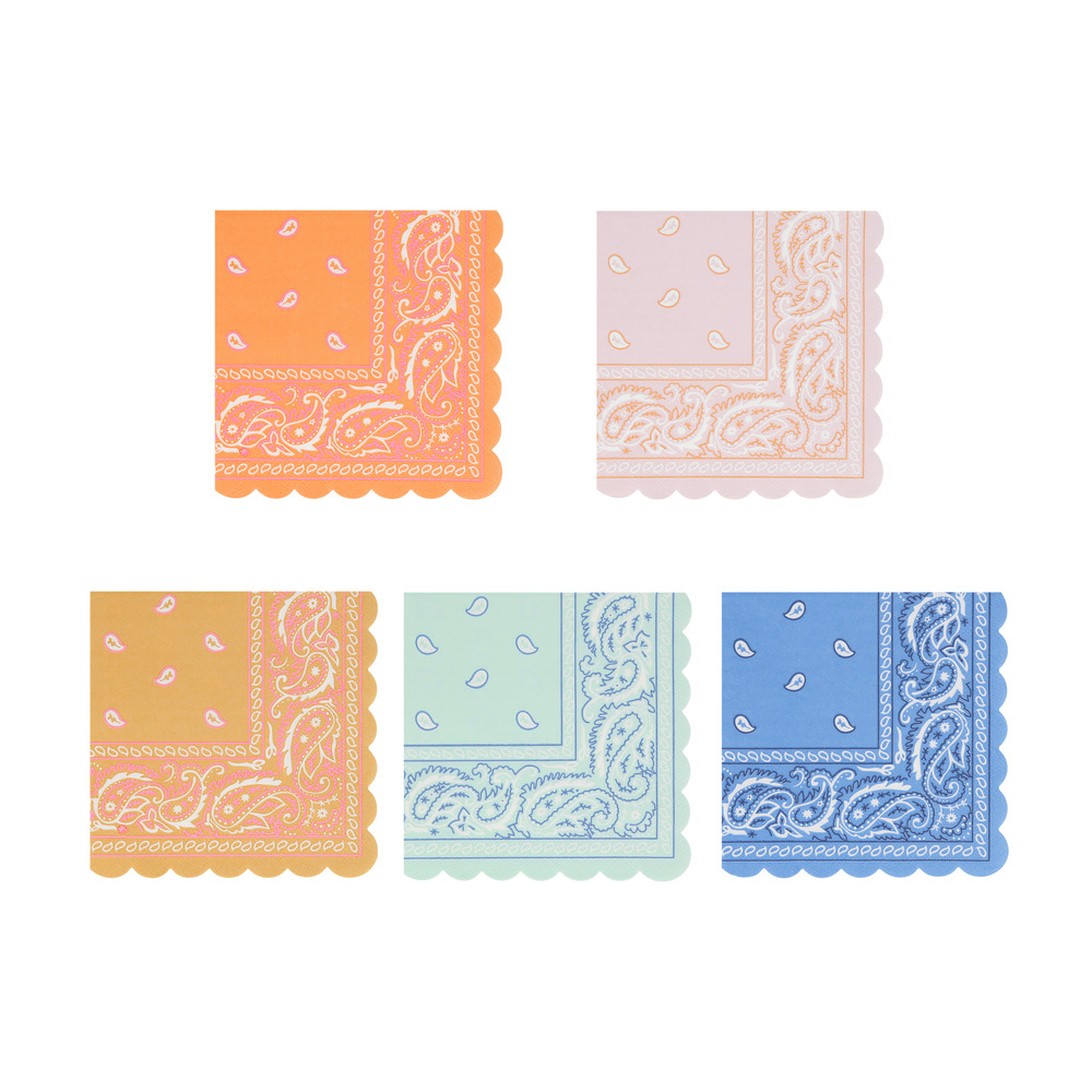 Picture of Western Bandana Small Napkins (x 16)