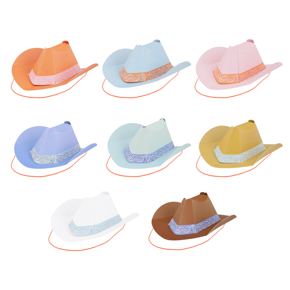 Picture of Western Mini Party Hats (x 8)