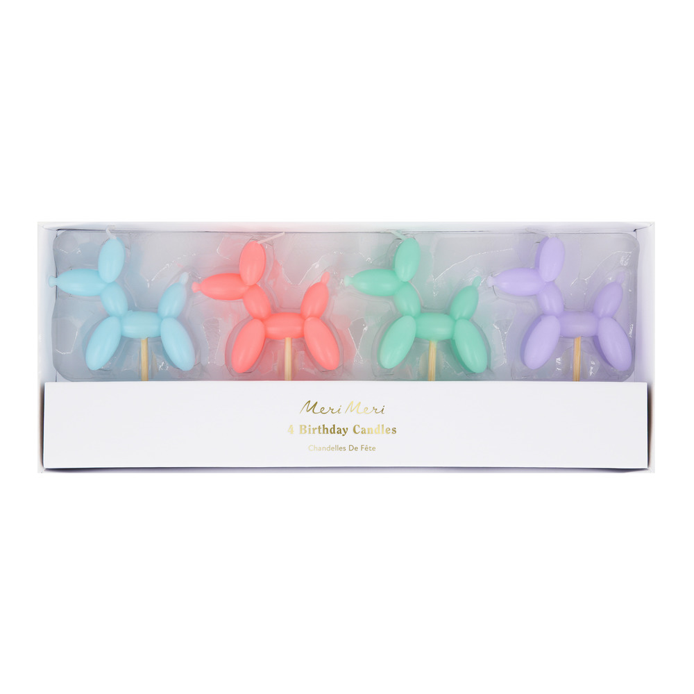 Picture of Balloon Dog Candles (x 4)