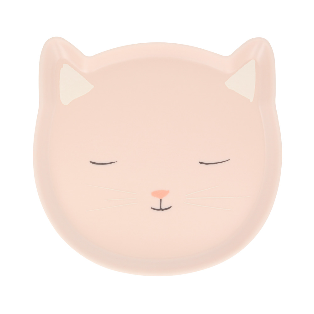 Picture of Reusable Pink Cat Plate