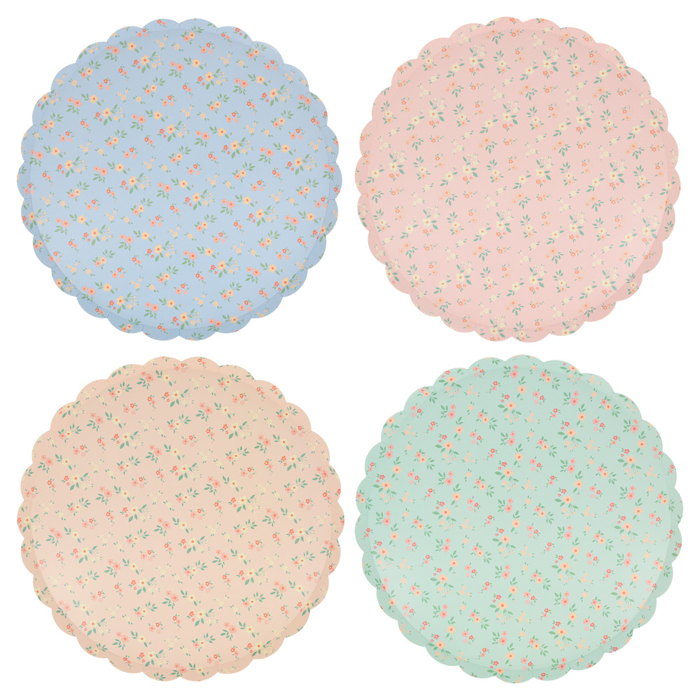 Picture of Vintage Ditsy Dinner Plates (x 8)