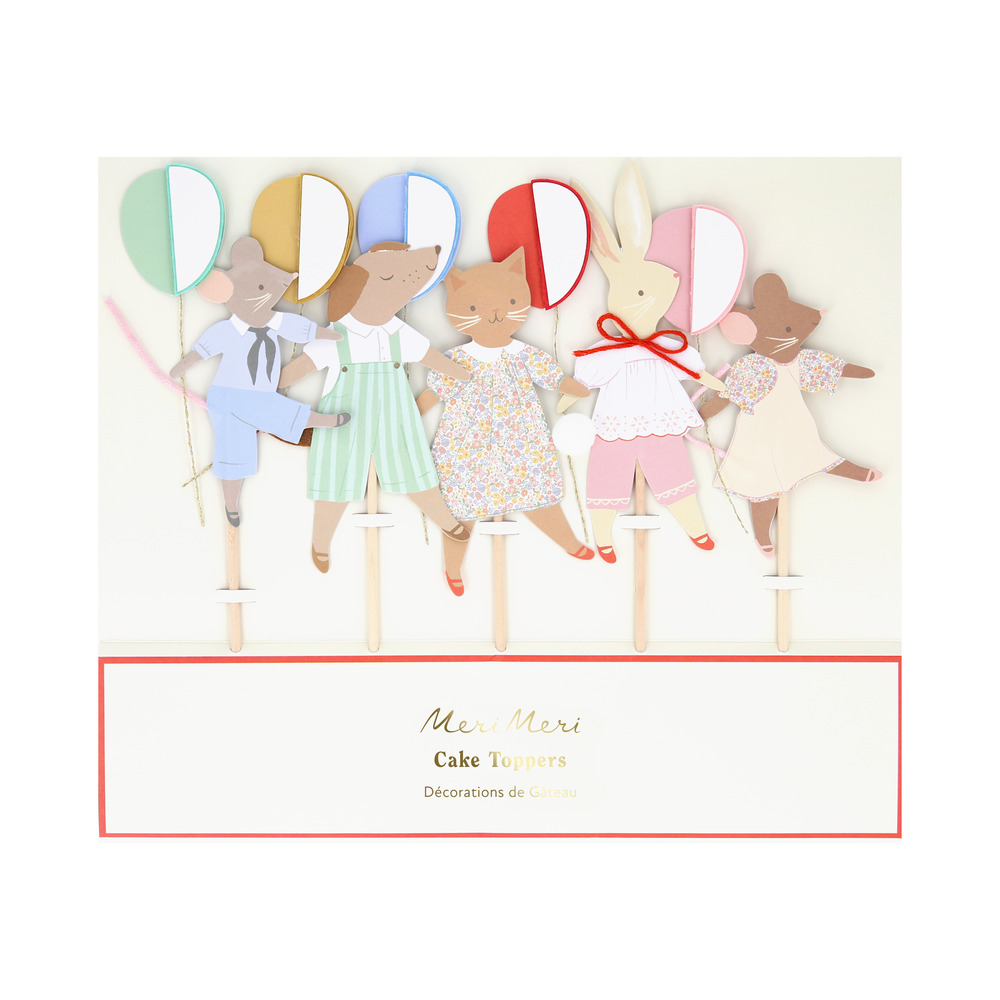 Picture of Animal Friends Cake Toppers (x 5)