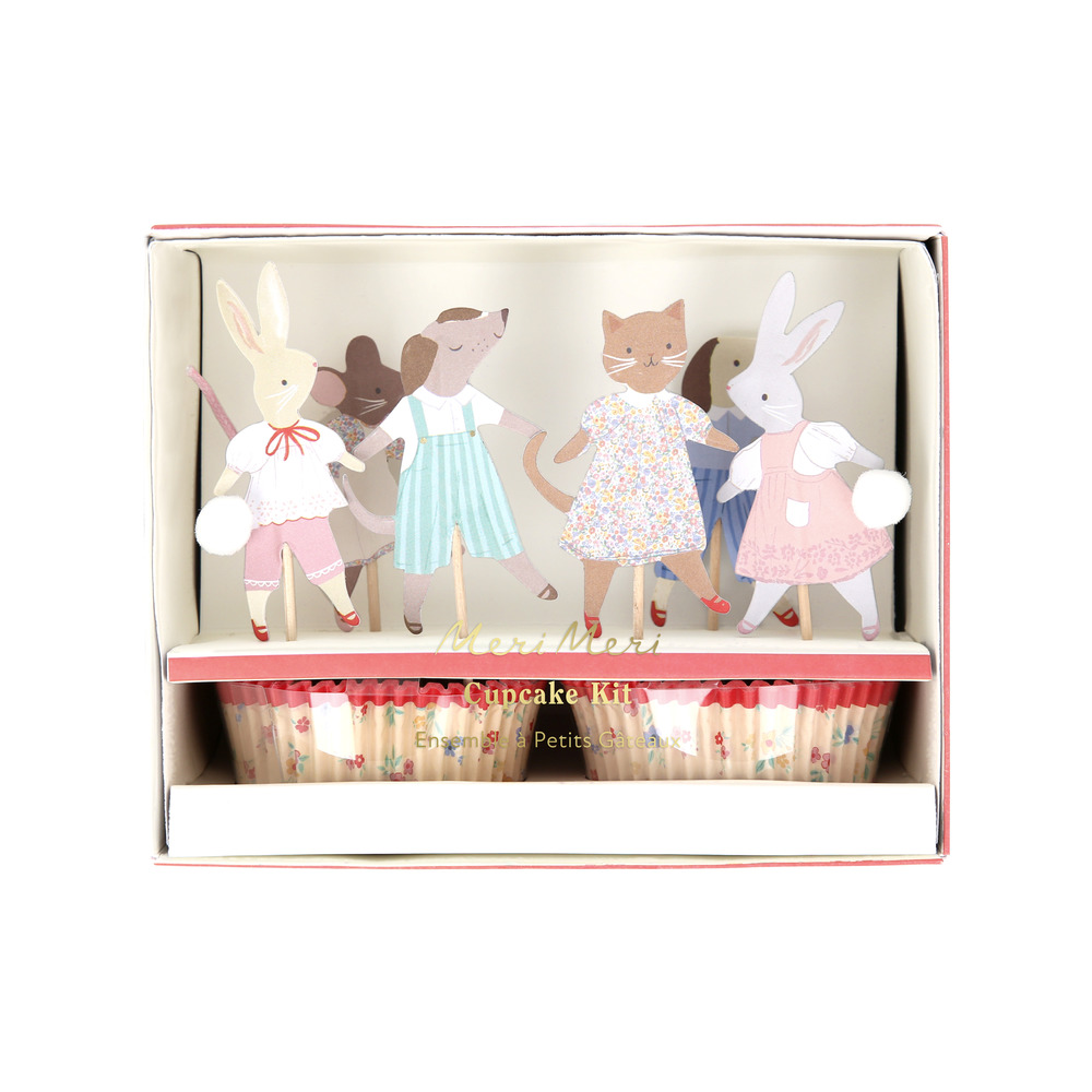 Picture of Animal Friends Cupcake Kit (x 24 toppers)