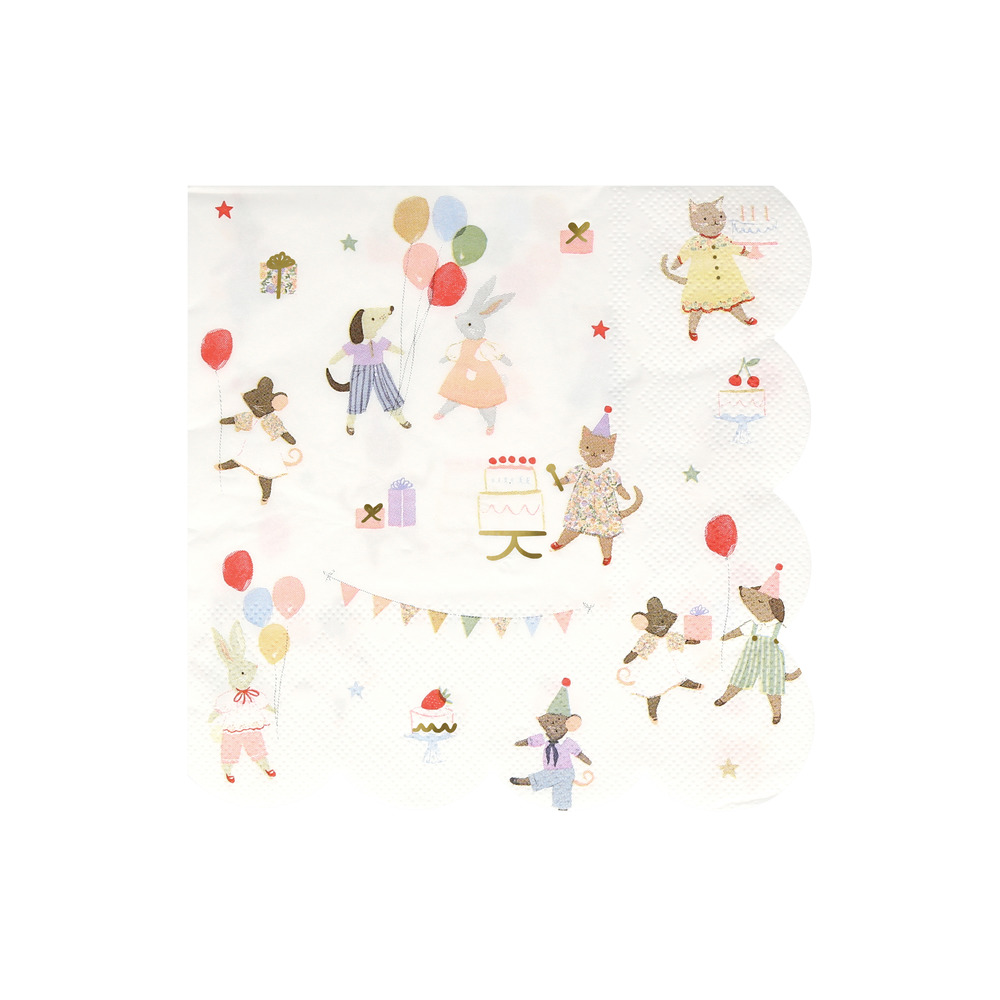 Picture of Animal Friends Large Napkins (x 16)