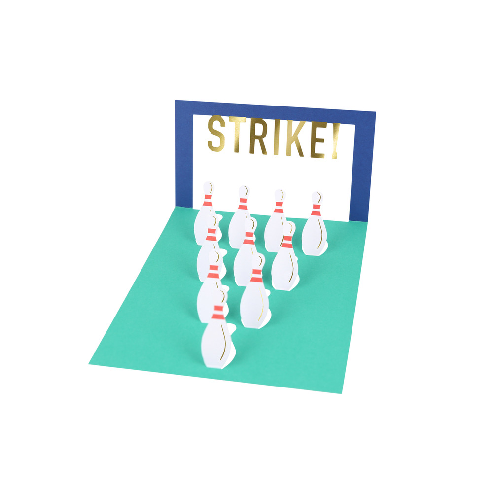 Picture of Pop-Up Bowling Birthday Card