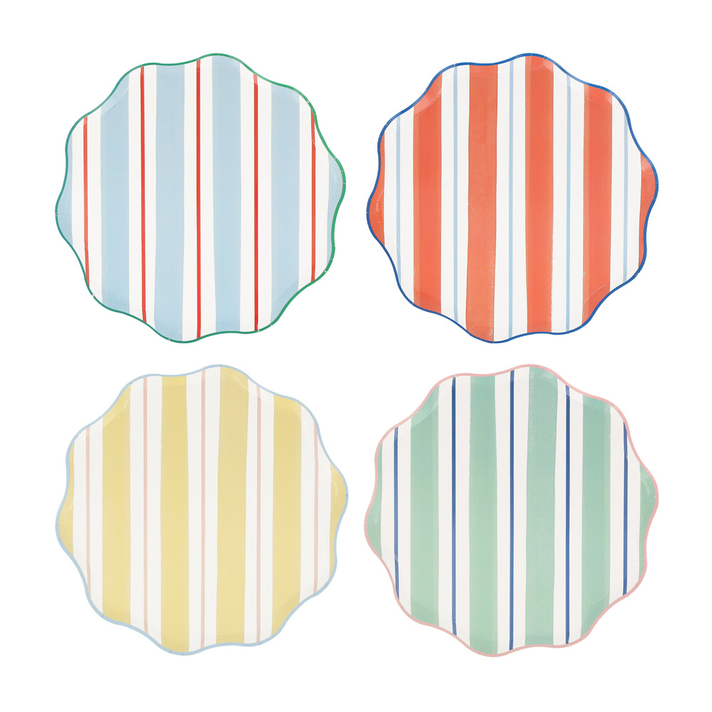 Picture of Preppy Stripe Side Plates (x 8)