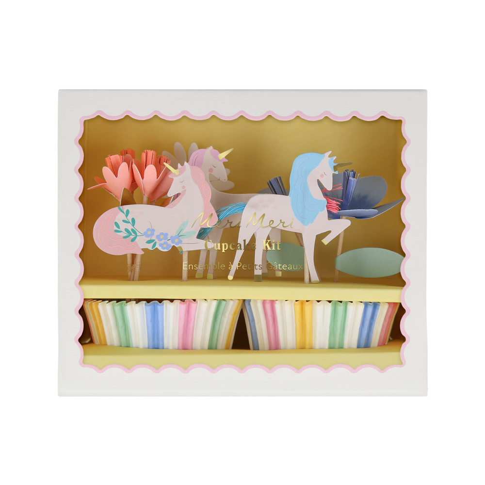 Picture of Meadow Unicorns Cupcake Kit (x 24 toppers)