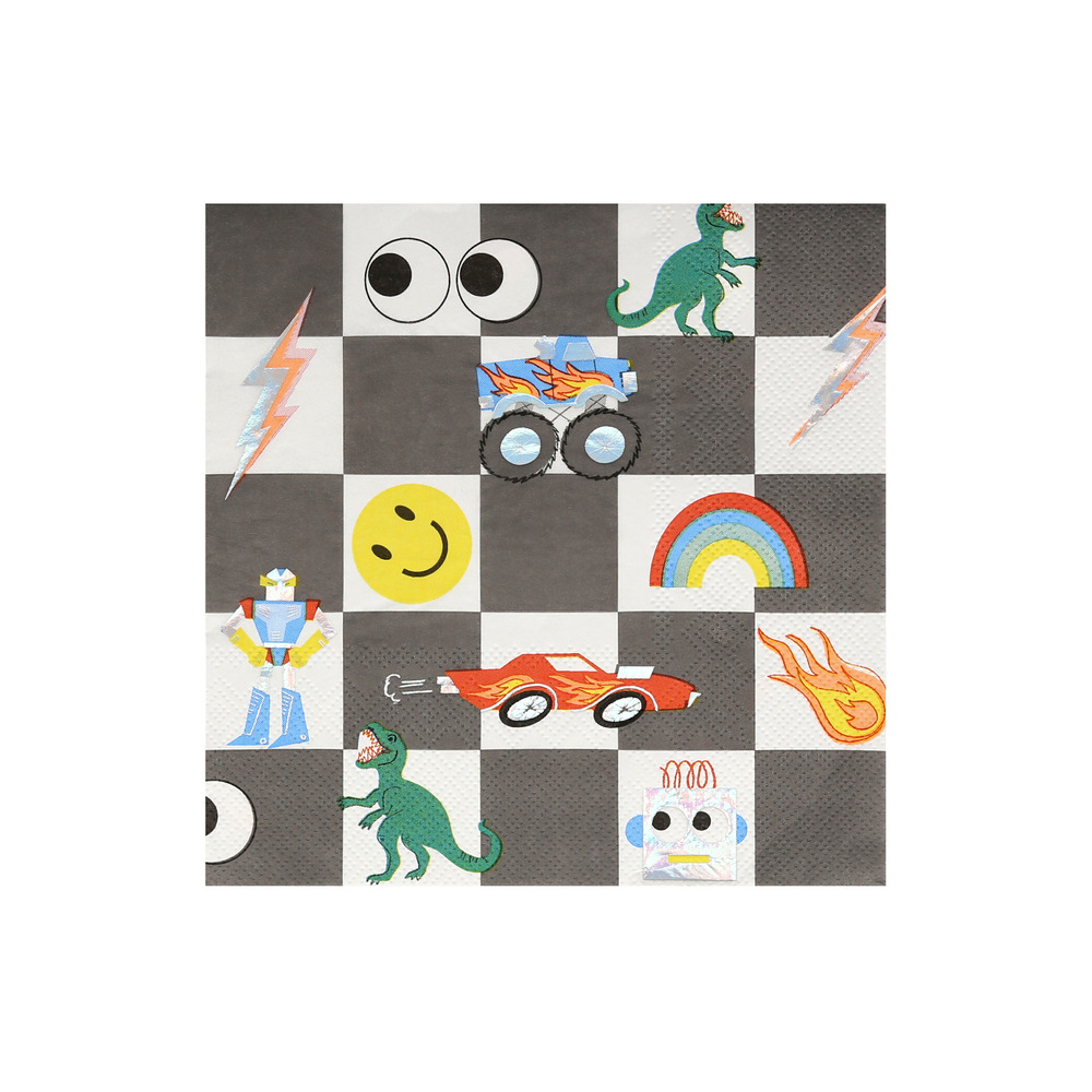 Picture of Toybox Icon Large Napkins (x 16)
