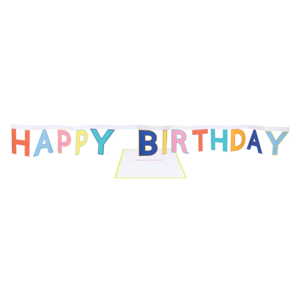 Picture of Happy Birthday Banner Birthday Card