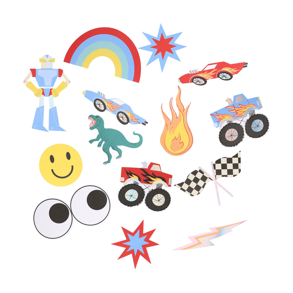 Picture of Toybox Icon Shaped Stickers (x 25)