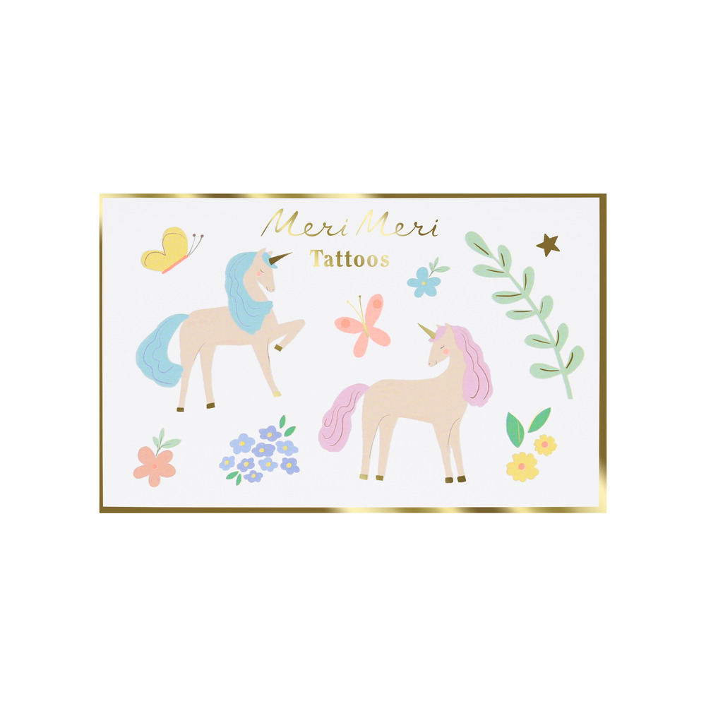 Picture of Unicorn Temporary Tattoos