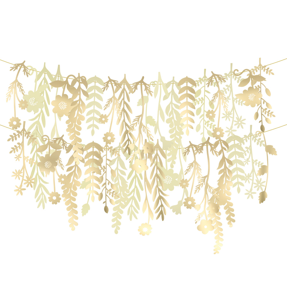 Picture of Gold Flower Backdrop