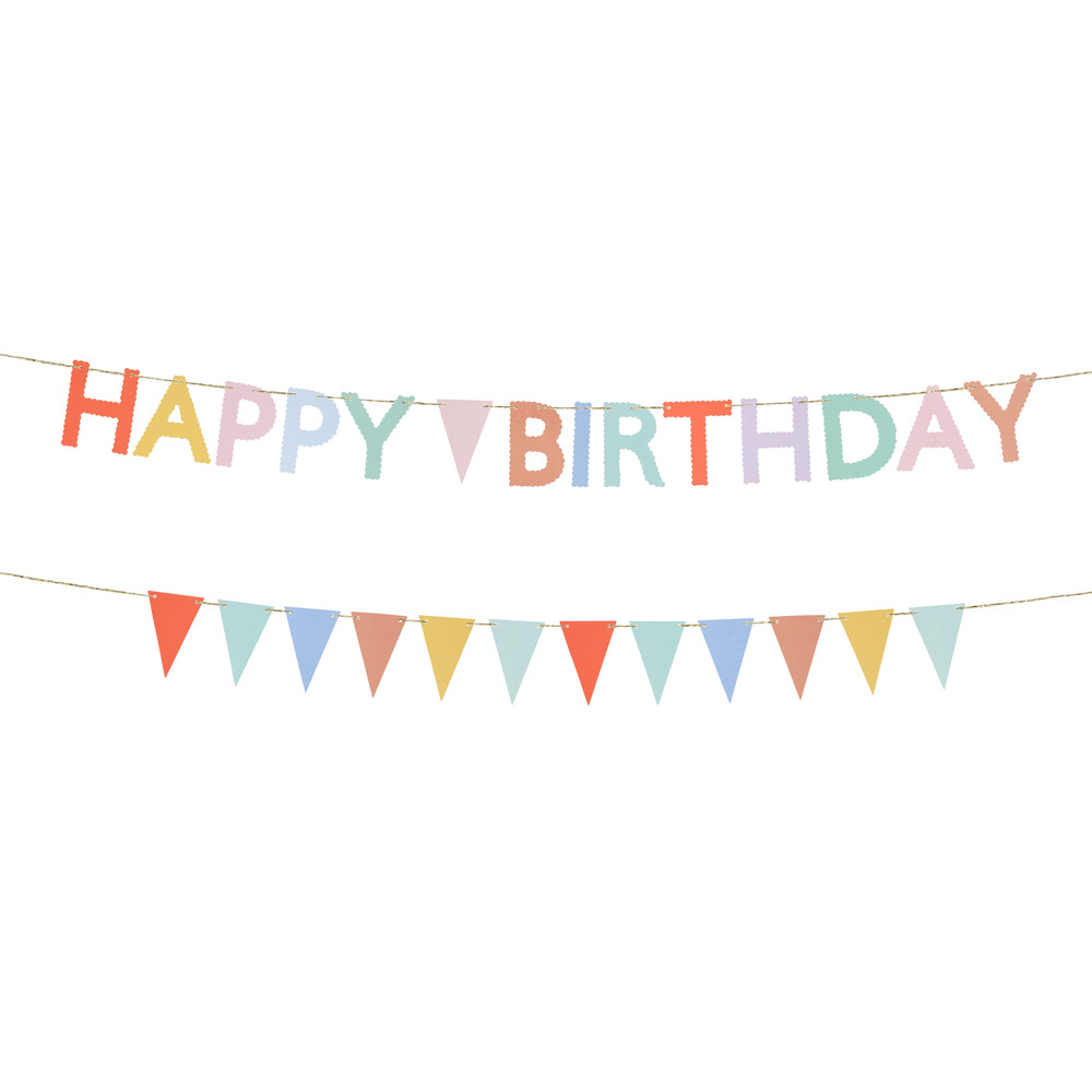 Picture of Happy Birthday Mini Matchbox Garland Set