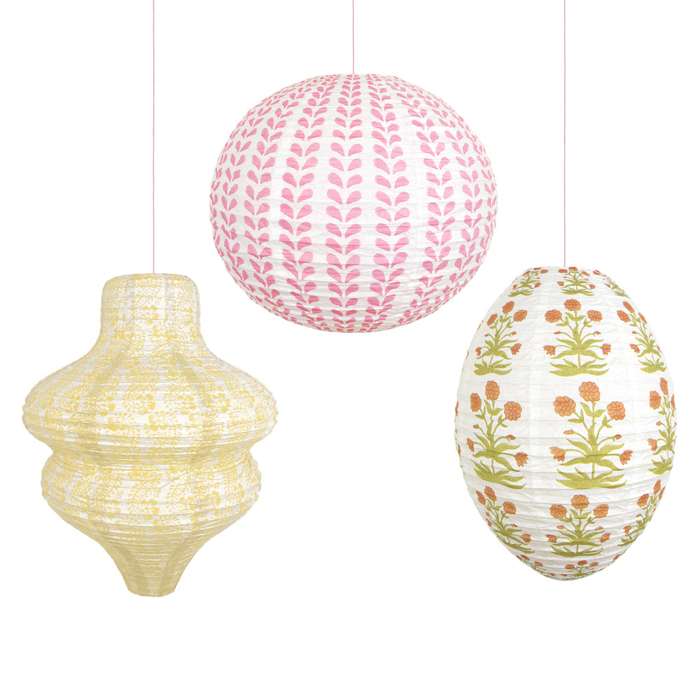 Picture of Meri Meri x Molly Mahon Hanging Lanterns (x 3)