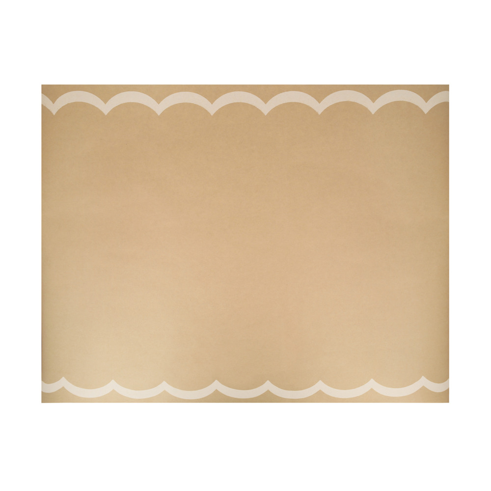 Picture of Scalloped Edge Kraft Table Runner