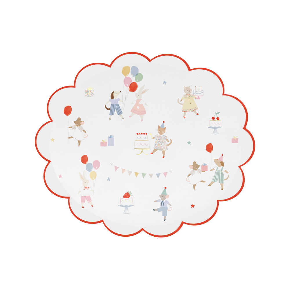 Picture of Animal Friends Side Plates (x 8)