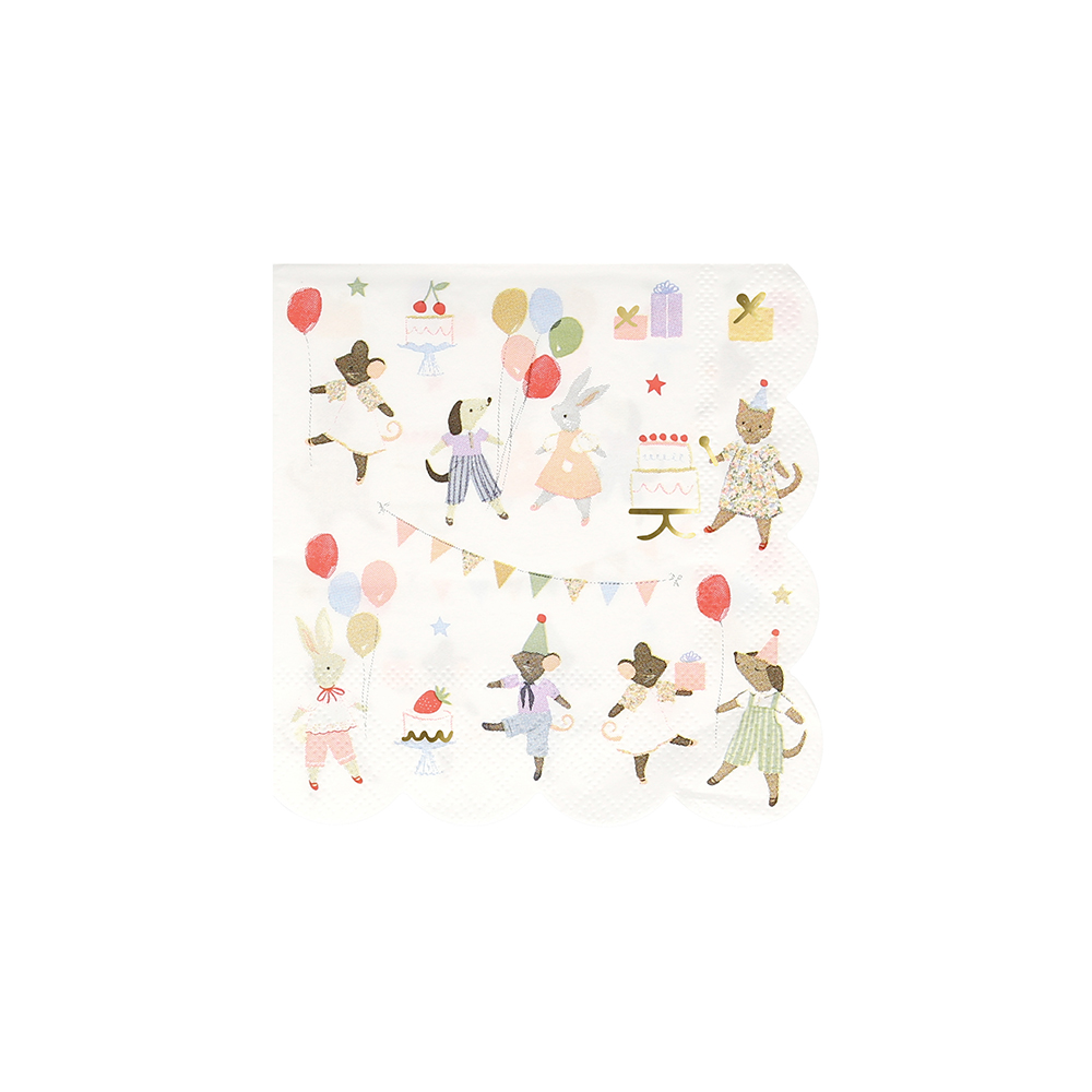 Picture of Animal Friends Small Napkins (x 16)