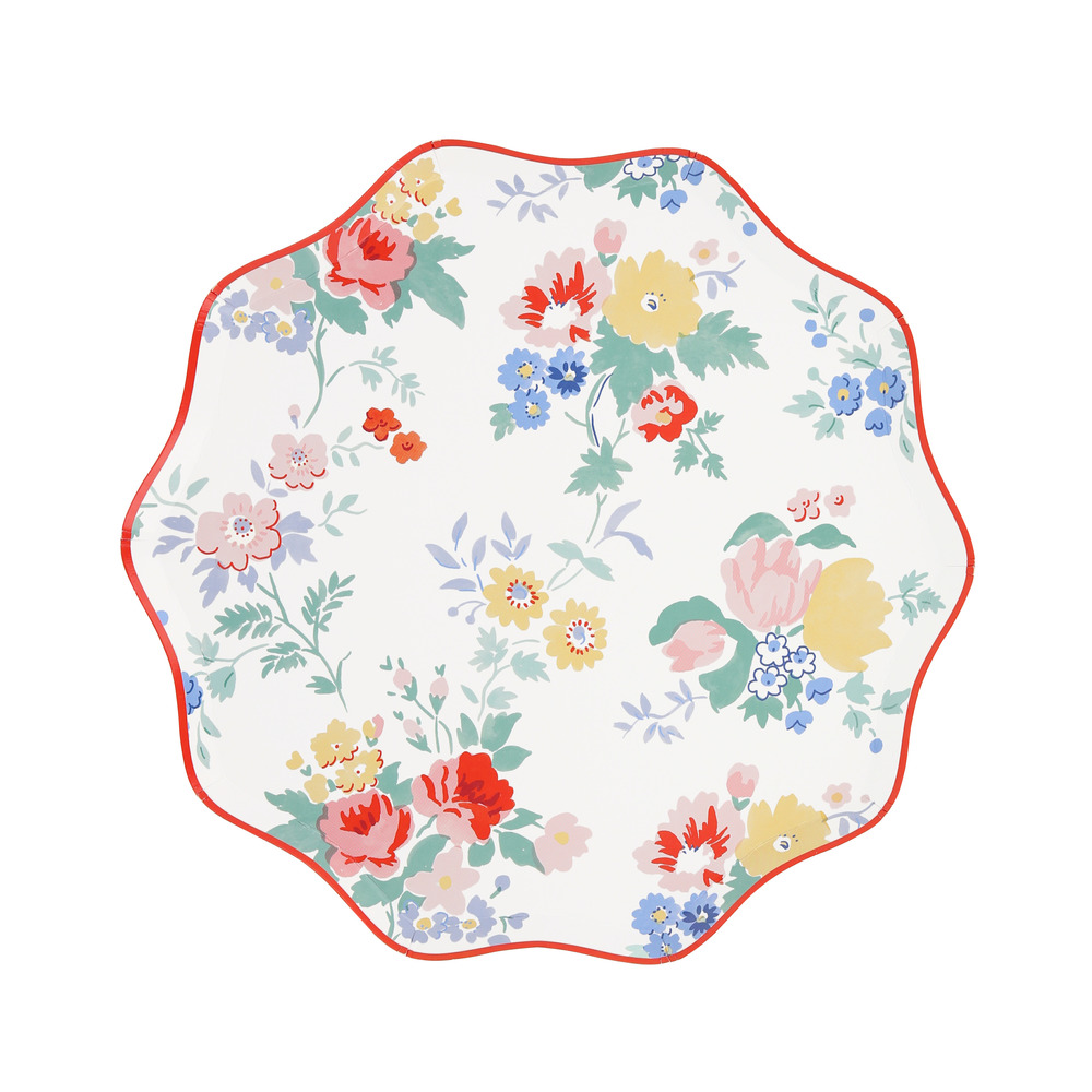 Picture of Vintage Floral Side Plates (x 8)
