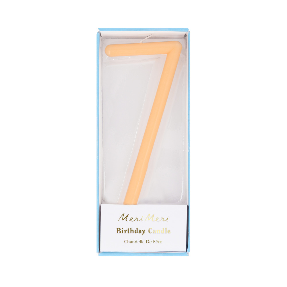 Picture of Large Slim Number 7 Candle (x 1)