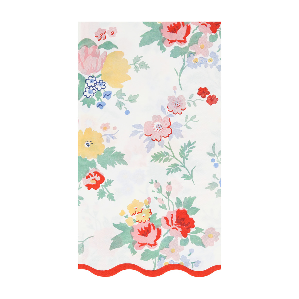 Picture of Vintage Floral Guest Towels (x 16)