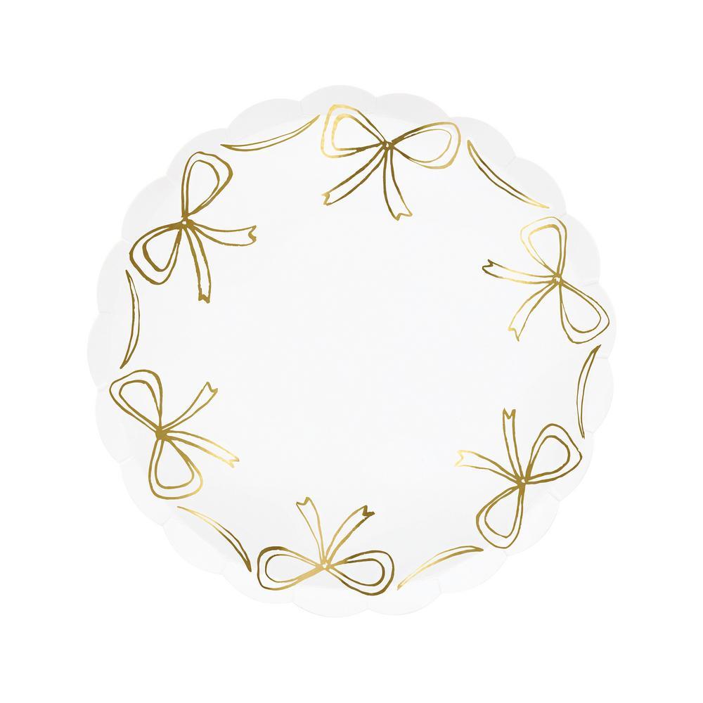 Picture of Gold Bow Side Plates (x 8)